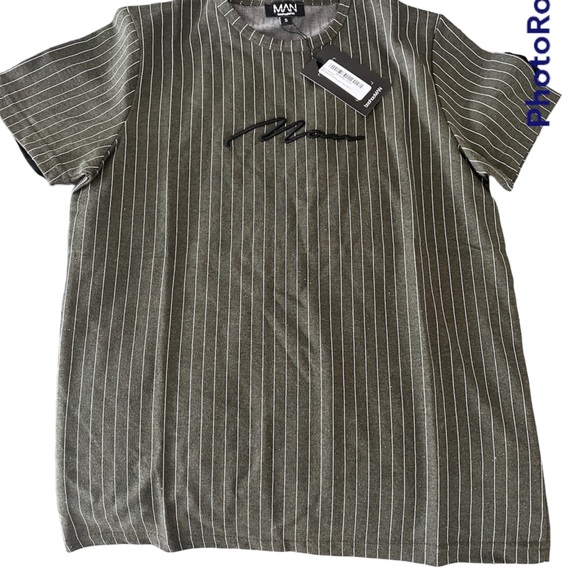 Boohoo Mens Other - Boohoo man Strip shirt